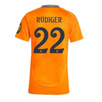 Real Madrid Antonio Rudiger #22 Bortatröja Kvinnor 2024-25 Korta ärmar